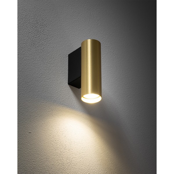 Бра, настінний світильник Nowodvorski 10748 Fourty Wall S GU10 1x10W IP20 латунний - фото №1