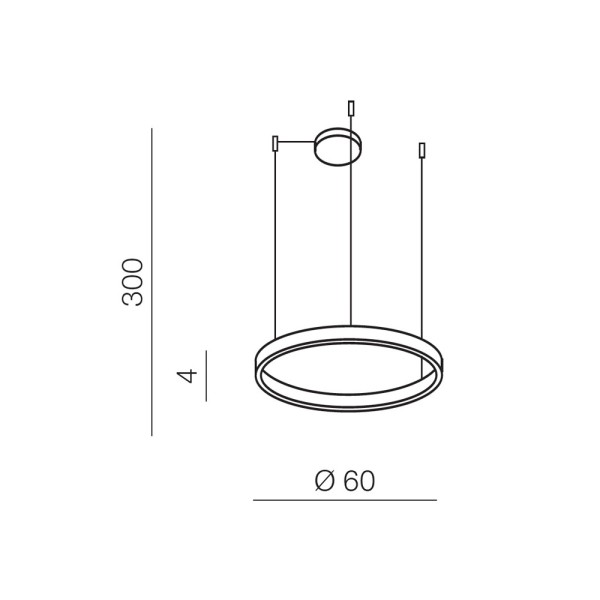 Підвісний світильник, люстра Azzardo AZ4968 Halo Led 1x47W 3000K 3462Lm IP20 - фото №2