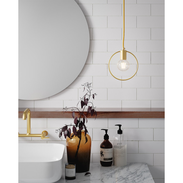 Подвесной светильник, люстра Pikart 5265-2 Aro E27 1x60W IP20 Латунный - фото №3