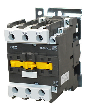 Контактор UEC SB-РC-050 50А 400В/АС3 1NO+1NC (PC3-SB-050-400-11)