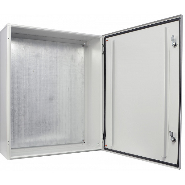 Металевий корпус Аско-Укрем Ubox з монтажною панеллю 700х500х300мм IP54