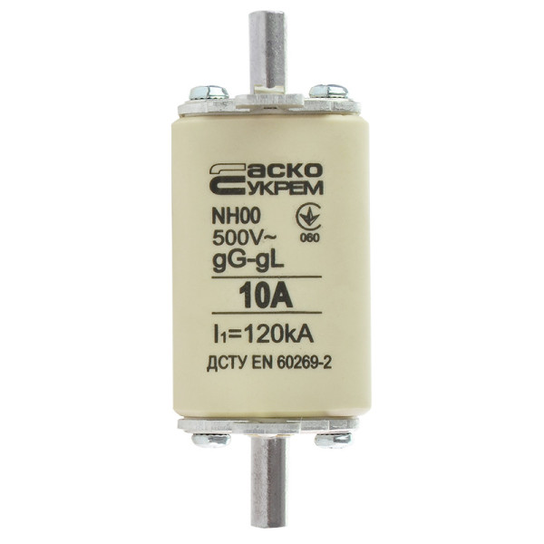 Запобіжник Аско-Укрем NH00 10A gG (A0050010007)