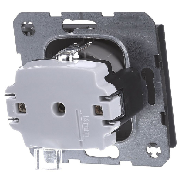 Розетка с з/к антрацит Berker K.1 - фото №4