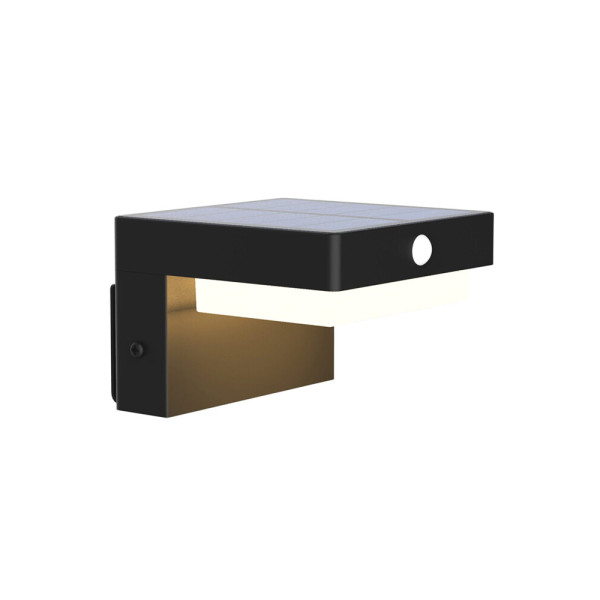 Вуличний світильник на сонячній батареї Goldlux 329417 Mali LED 1x4.5W 4000K 400Lm IP20 чорний