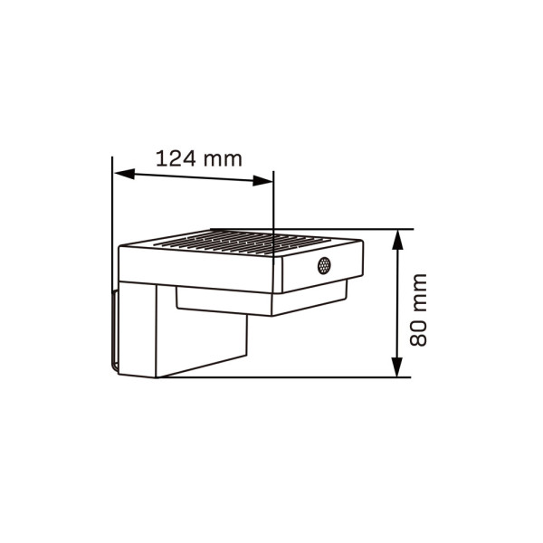 Вуличний світильник на сонячній батареї Goldlux 329417 Mali LED 1x4.5W 4000K 400Lm IP20 чорний - фото №2