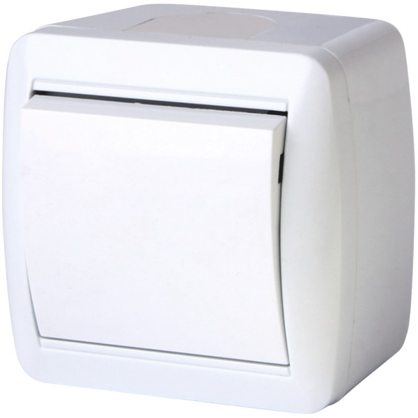 Одноклавішний вимикач E.Next e.aqua.1111.gr IP44 (s035051)