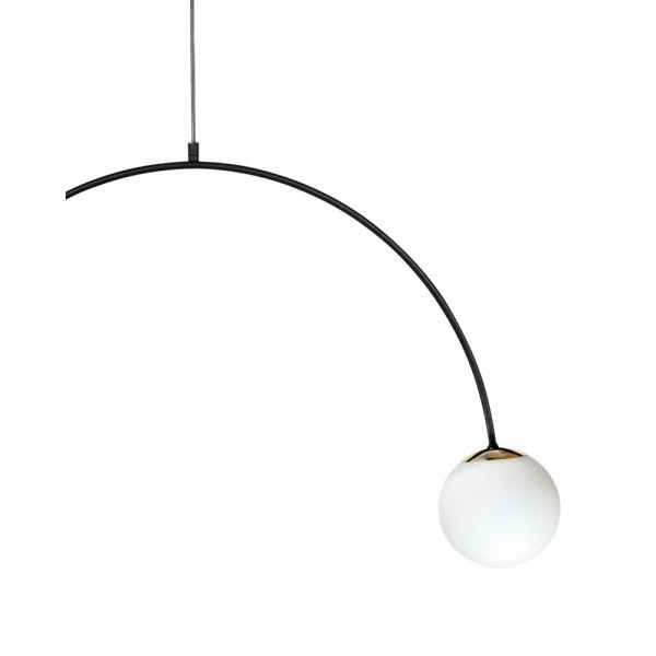 Підвісний світильник, люстра Zuma Line 5905316690103 Bow E14 2x10W IP20 чорний - фото №1