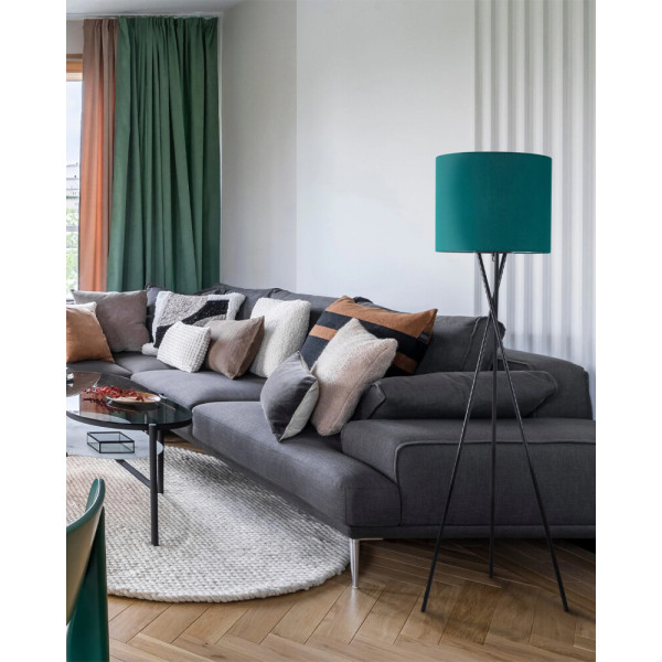 Торшер Goldlux 331380 Tekla E27 1x20W IP20 Зеленый - фото №1