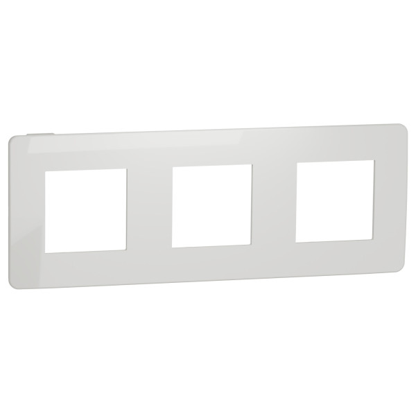 Трехпостовая рамка Schneider Electric NU280618 (белый/белый)