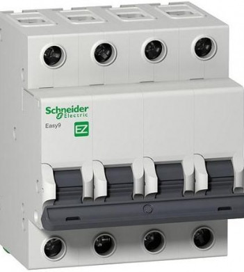 Автоматический выключатель Schneider Electric EZ9F34406 Easy9, 4p, 6A