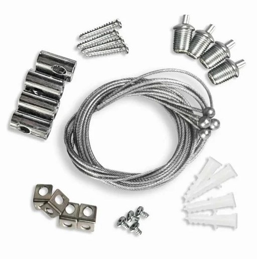 Комплект підвісного кріплення KIT Maxus PANEL SUSPENSION CABLE 1M AND L accessories (KMP-SC-1M-02)