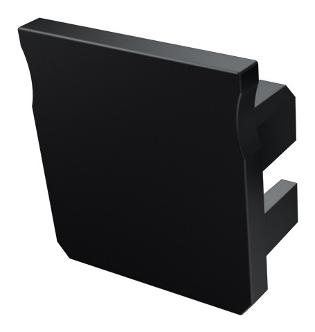 Заглушка Lumines для Y без отвору чорний - фото №1