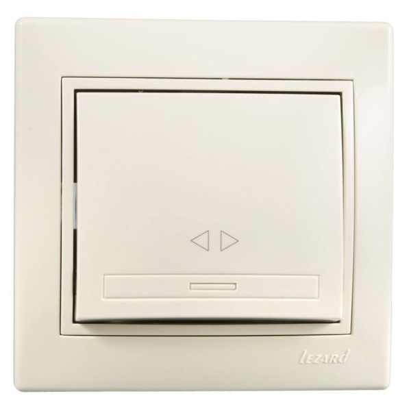 Промежуточный выключатель Lezard «Mira» 701-0303-107 (кремовый)