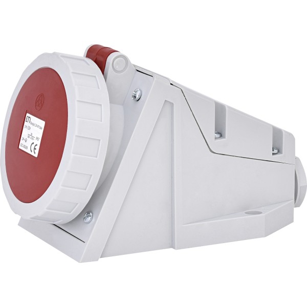 Настенный силовой разъем ETI 004482046 EZH-6343 IP67 (63A 400V 3P+PE)