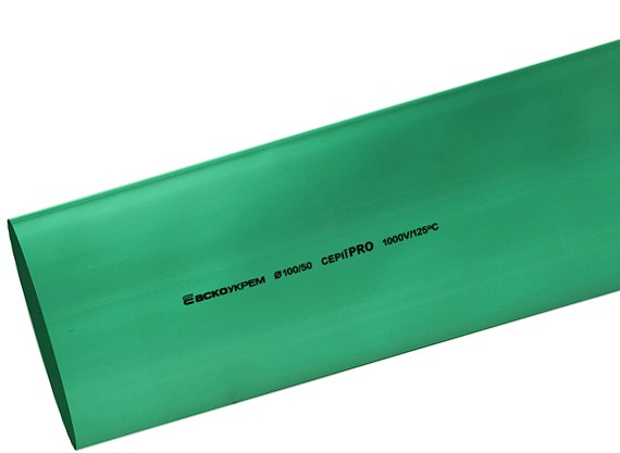 Зелена термозбіжна трубка Аско-Укрем PRO Ø 100,0/50,0 (A0150040633)