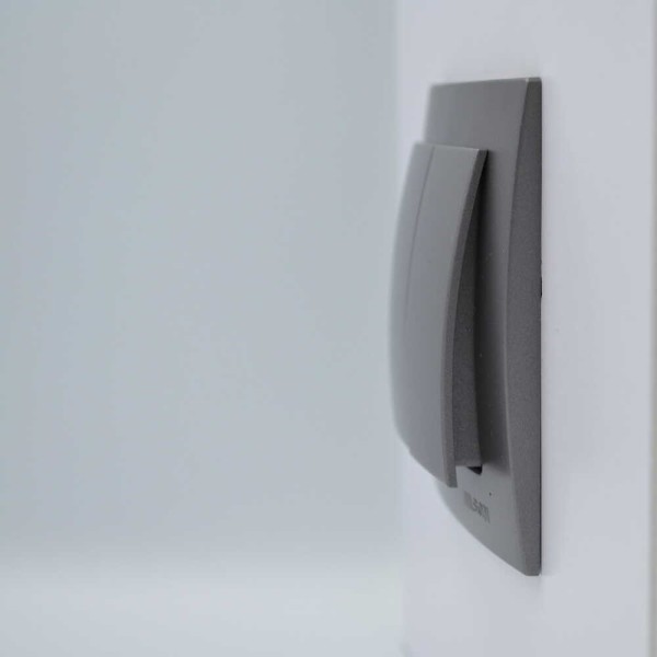 Вимикач Nilson Touran антрацит 2кл ( 24161003 ) - фото №2