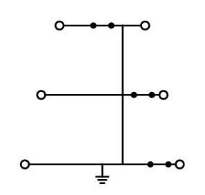 6-контактна компактна клема Wago 870-557 (жовто-зелена) - фото №2