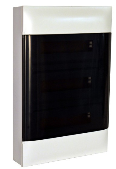 Щиток пластиковий Legrand Practibox S на 36 модулі (димчасті двері)