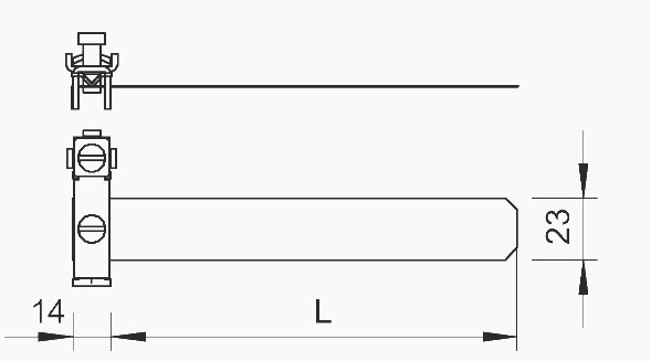 Ленточный хомут заземления OBO Bettermann (5057558) 3/8-6 из нержавеющей стали - фото №2