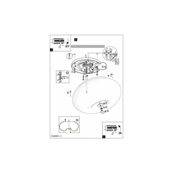 Светильник Eglo / Эгло 86811 Optica - фото №2