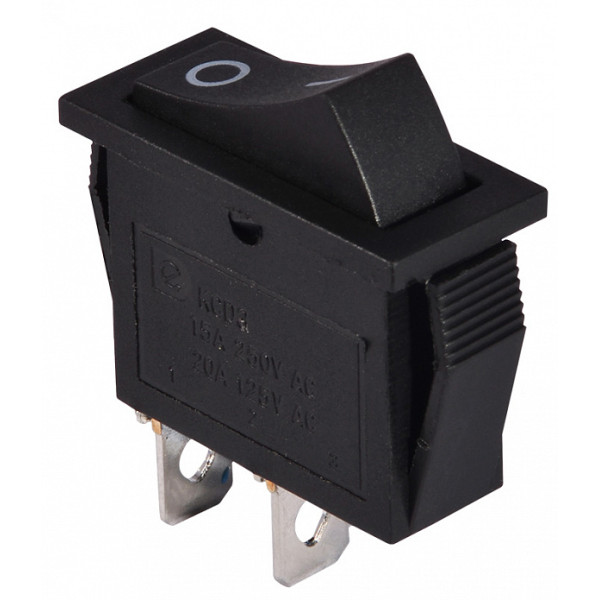 Переключатель Аско-Укрем KCD3-101 B/B (0-I) черный (A0140040025)