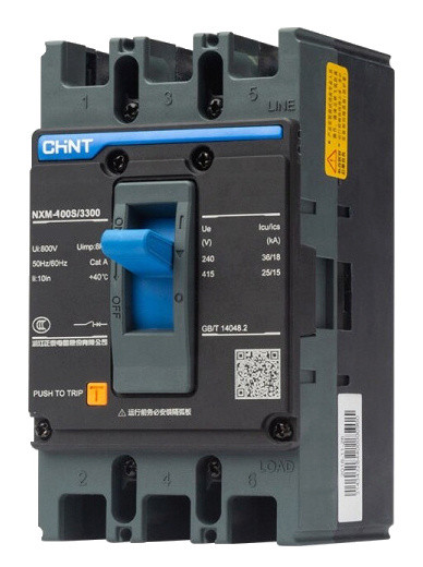 Автоматичний вимикач Chint NXM-400S/3300 350A (131372)