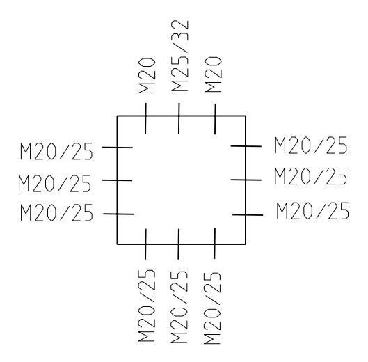Клеммная коробка Spelsberg RK 4/12-12х4² (sp61501201) IP66 с клеммником - фото №5