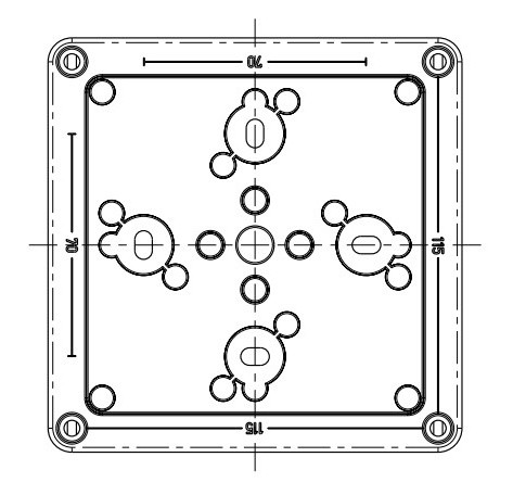 Клеммная коробка Spelsberg RK 4/12-12х4² (sp61501201) IP66 с клеммником - фото №7