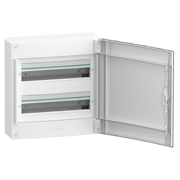 Навісний щит Schneider Electric PrismaSeT XS LVSXQ218 2 ряди 36М білі двері - фото №1