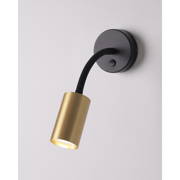 Бра, настінний світильник Nowodvorski 9067 Eye flex GU10 1x10W IP20 Bl - фото №3