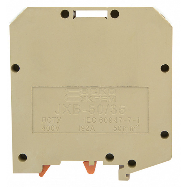 Клеммник Аско-Укрем JXB 50/35 желтый (A0130010028) - фото №2