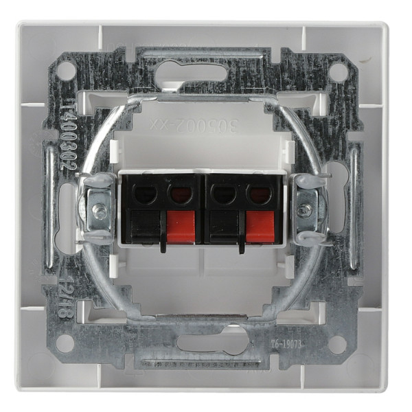 Аудіорозетка біла Asfora, EPH5700121 - фото №4