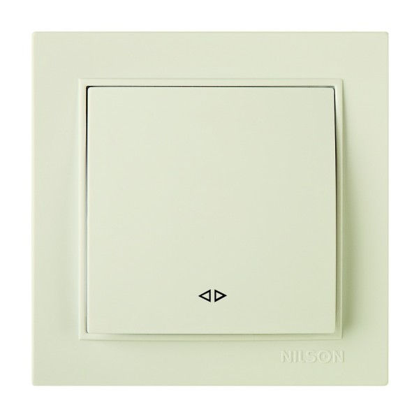 Выключатель Nilson Thor кремовый 1кл промежуточный ( 27121010 )