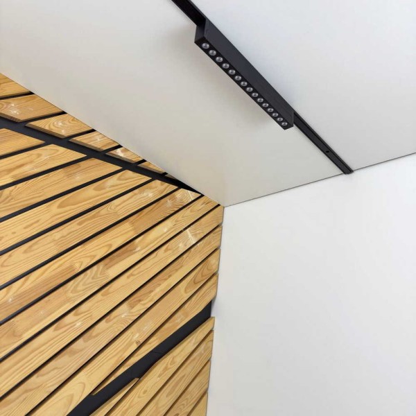 Магнітний трековий світильник UST-GR 18W 4000K 48V IP20 чорний Violux ( 320113 ) - фото №1