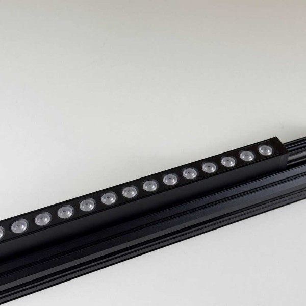 Магнітний трековий світильник UST-GR 18W 4000K 48V IP20 чорний Violux ( 320113 ) - фото №3