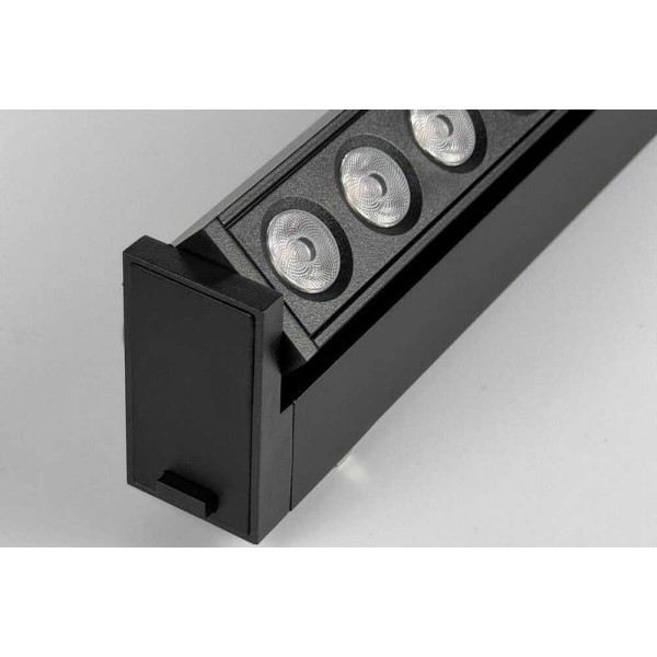 Магнітний трековий світильник UST-GR 18W 4000K 48V IP20 чорний Violux ( 320113 ) - фото №6