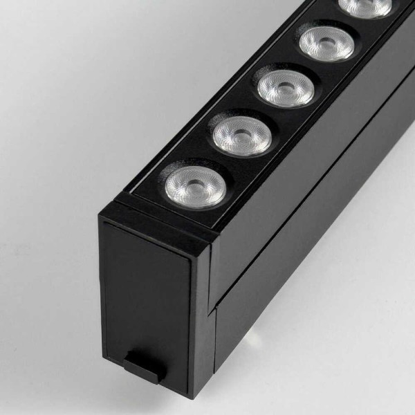 Магнітний трековий світильник UST-GR 18W 4000K 48V IP20 чорний Violux ( 320113 ) - фото №7