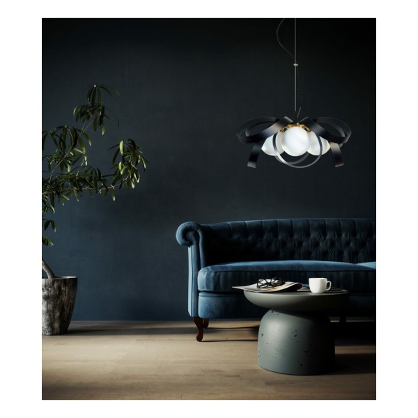 Люстра Zuma Line 1139 Nela E14 4x40W IP20 Чорна - фото №4