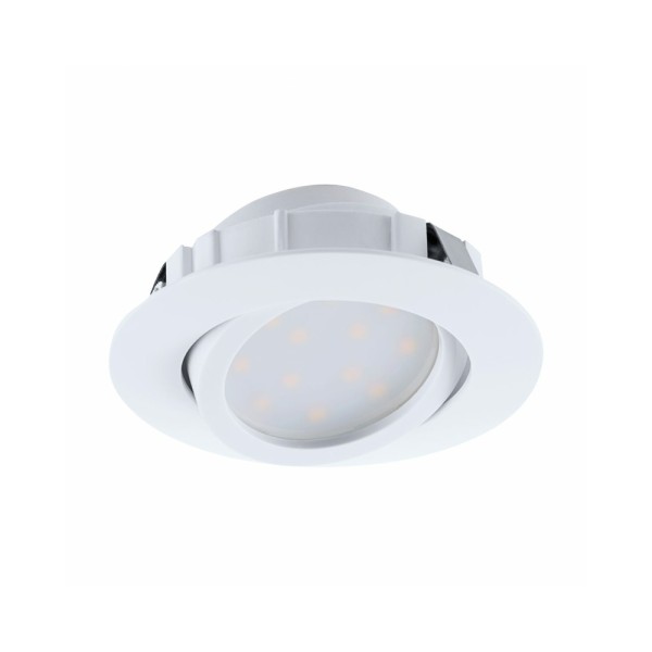 Точковий світильник Eglo 95854 Pineda Led 1x6W 3000K 500Lm IP20 Wh