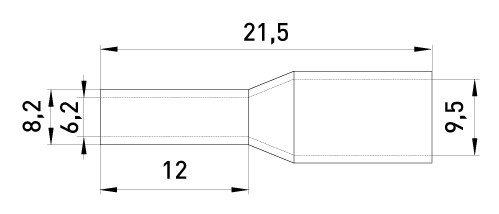 Втулочный наконечник E.Next e.terminal.stand.e16-12.green 16 кв.мм зеленый (s3036054) - фото №1