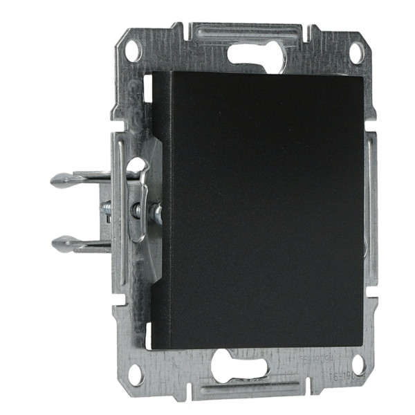 Заглушка без рамки антрацит Asfora, EPH5600171 - фото №1