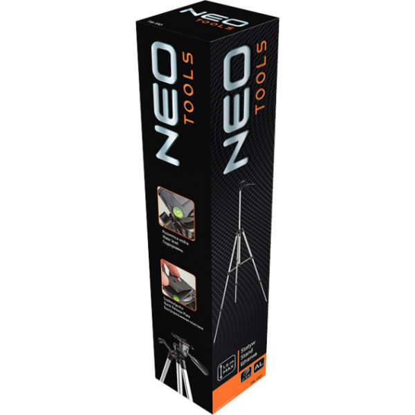 Алюмінієвий штатив Neo Tools 75-110 1.5м 1/4" - фото №1