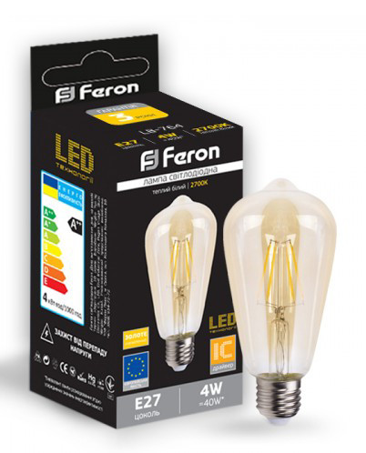 Лампа LED LB-764 Feron 4Вт E27 2700K - фото №1