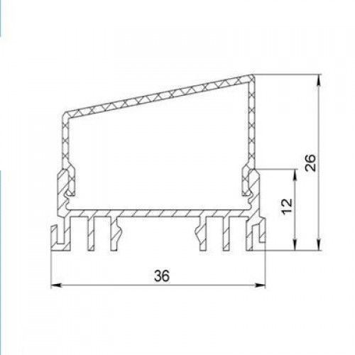 LED-профиль ЛСС, 1 метр - фото №6