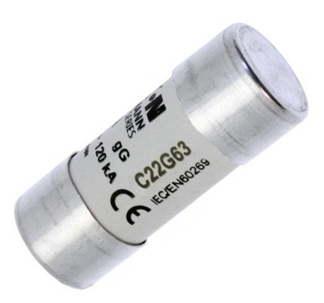 Плавкий предохранитель Eaton Moeller Cylindrical fuse 22x58 63A GG 690V AC