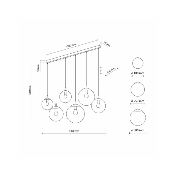 Люстра TK Lighting 5383 Esme E27 6x15W IP20 - фото №3