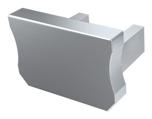 Заглушка Lumines для X без отвору срібло - фото №1