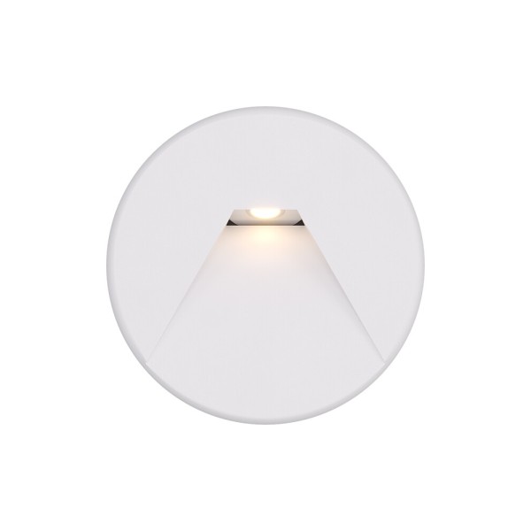 Светильник для подсветки лестницы/коридора Kloodi KDSL-RIKI R85 3W 3K 38D WH LED 210Lm IP44 белый - фото №1