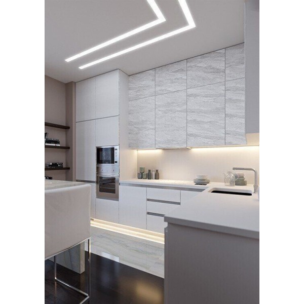 LED-профиль KLUS KOZUS-50 под шпаклевку (C0958), 1 метр - фото №7