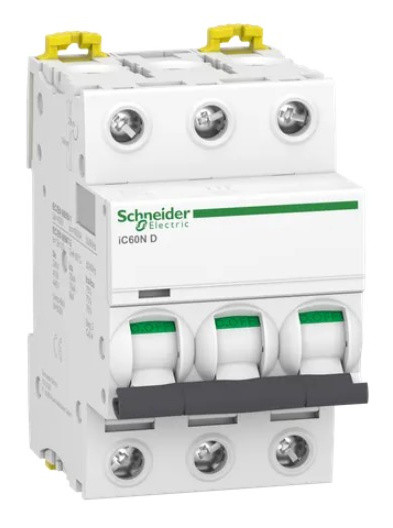 Автоматический выключатель Schneider Electric A9F75310 iC60N 3P 10A D